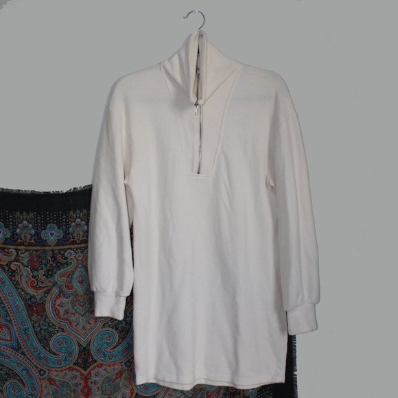 Zara 3/4 Zip Sweater Dress Size Small - Picture 5 of 5